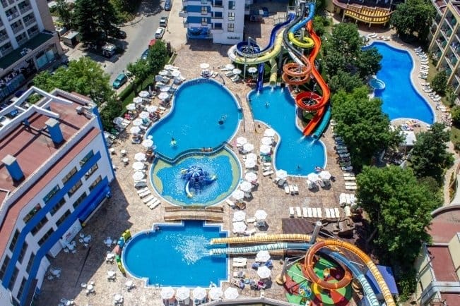 Parque acuático Kuban en Sunny Beach