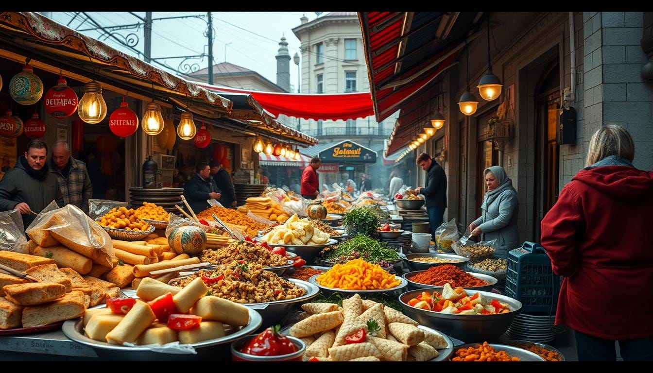 Comida callejera en Bulgaria